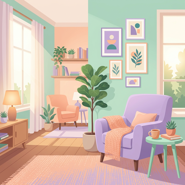 Consultorio psicológico acogedor